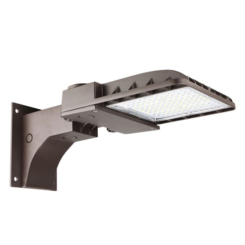 Konlite LED Outdoor Area Light - 100W - Type III Wall Mount