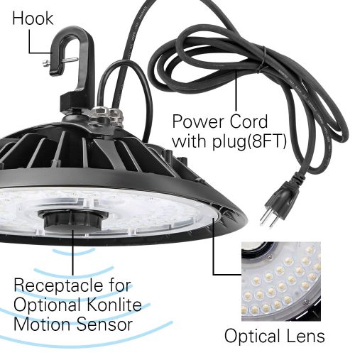 150W 250W UFO Round LED indoor dimmable Highbay Shop light fixture 6a317a16 67dc 47e4 b3a4 3a18a465f77a