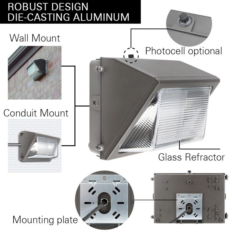 60w no cutoff led outside exterior wall pack light fixture 7fac6086 405b 4e51 8398 d19dcdb4cca7