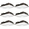 6 Pack 40W Konlite LED Canopy Area Light