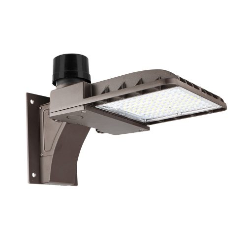 200W Konlite LED Area Light with wall mount bracket