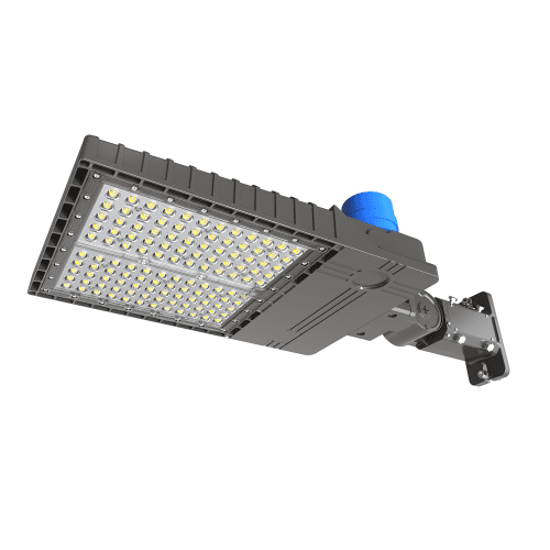 LED Area Light with universal arm and photocell