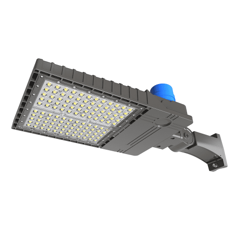 LED Area Light with extrusion arm and photocell