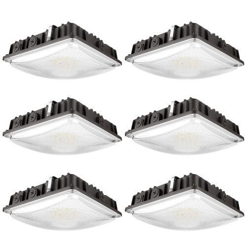 6 pack Konlite LED Canopy Lights