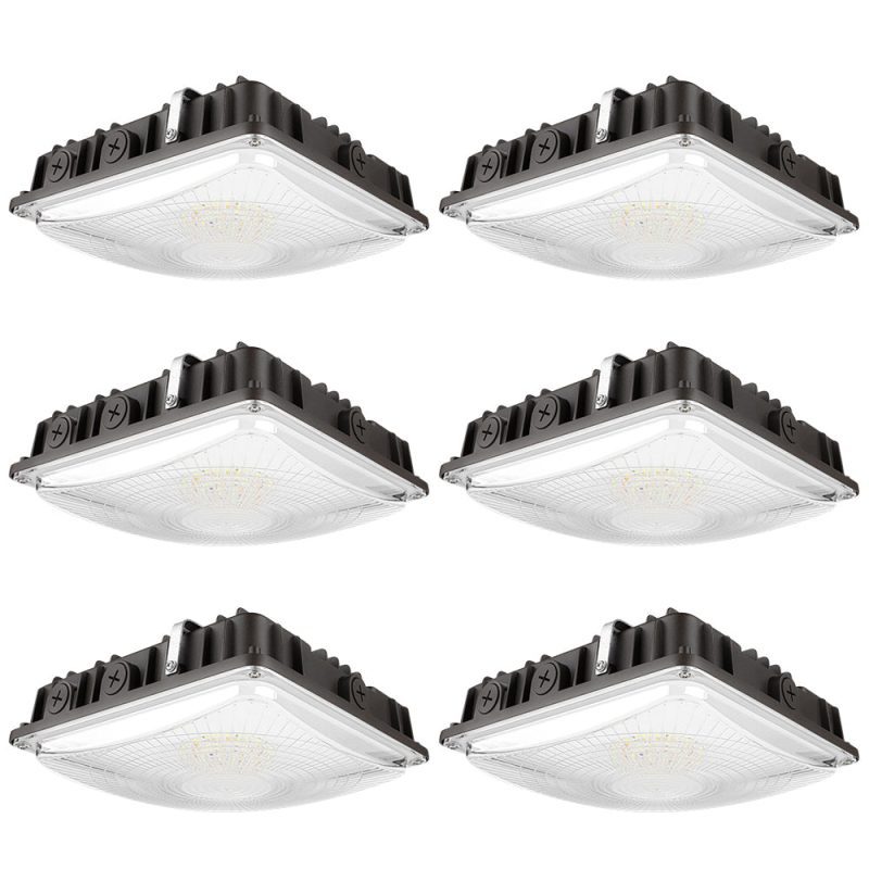 6 pack Konlite LED Canopy Lights