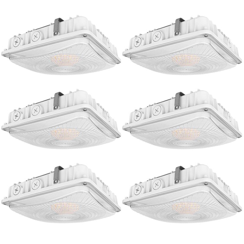 6 pack Konlite LED Canopy Lights