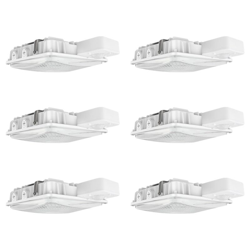 6 pack Konlite LED Canopy Lights with Motion Sensor