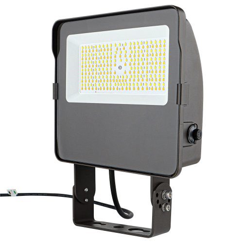 Konlite Navi LED Flood Light with Yoke mount and photocell