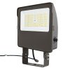 155W Konlite Navi LED Flood Light with Yoke mount and photocell