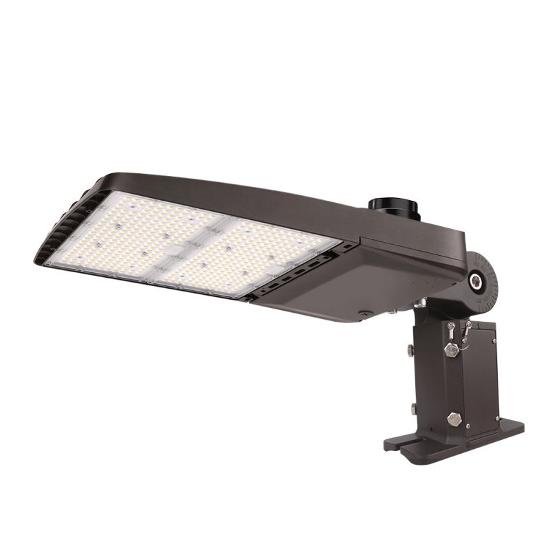 Konlite Vela wattage selectable 310W Type 4 5000K led parking lot light with universal mount