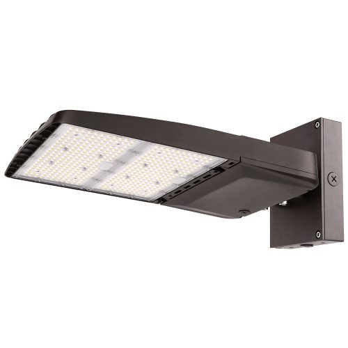 Konlite Vela 310W 5000K 480V led area light with wall mount arm