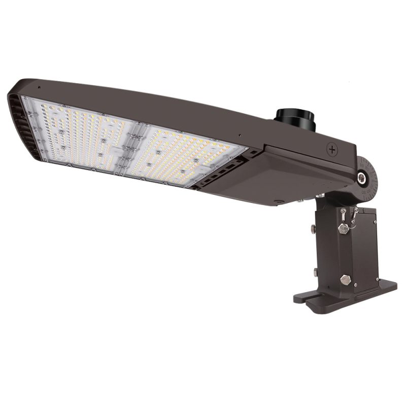 Konlite Vela wattage selectable 310W led parking lot light with universal mount