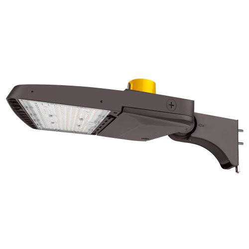 150W Vela 480V LED Parking Lot light with pole Mount Arm and Photocell