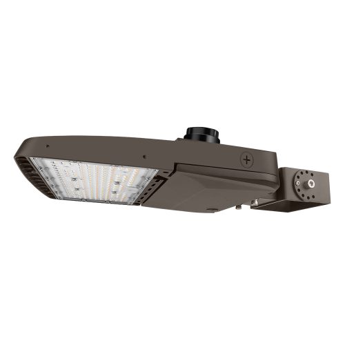 150W Vela 480V LED Area light with Yoke Mount Arm