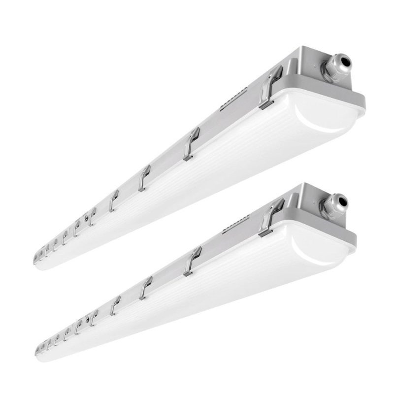 8ft Vapor Tight LED Light Fixture with emergency pack