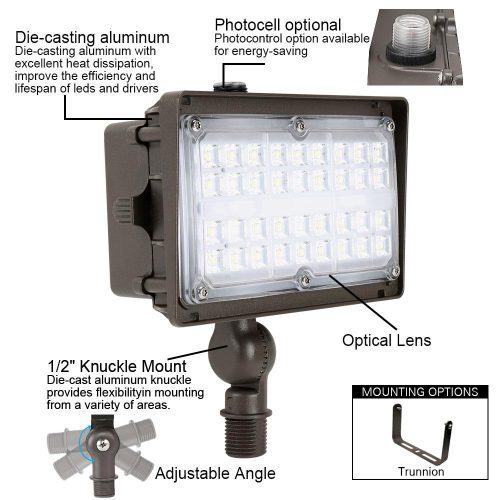 KonliteLEDOutdoorFloodLight 27WFeatures