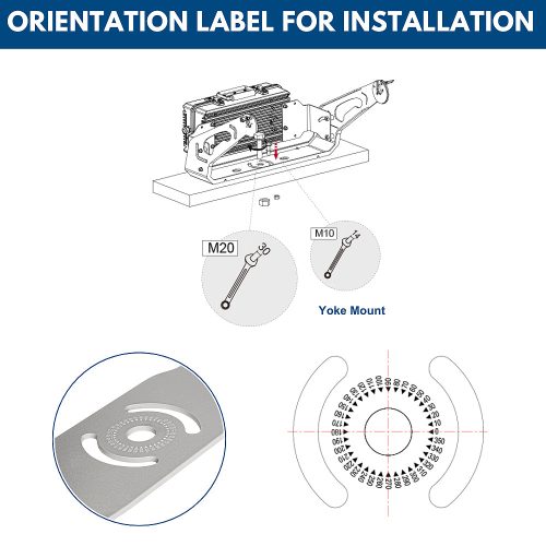 Orientationplateof800WKonliteLYRALEDStadiumLight