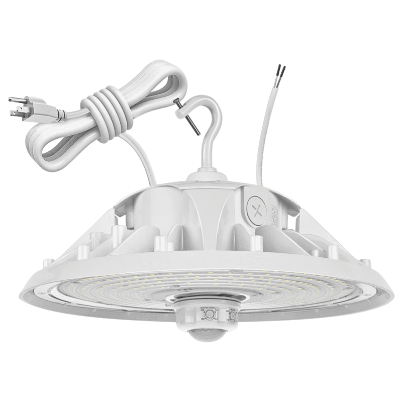 White LED UFO High bay with motion sensor