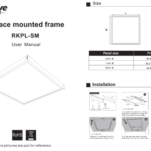 SurfaceMountedFrame UserManual 1